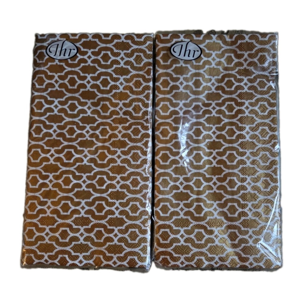 IHR Napkins Dinner Napkins Germany Beverage Sienna Copper 32 Paper Napkins New